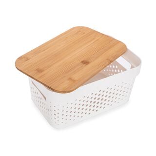 Infinty Basket With Bamboo Lid