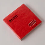 البرتو مناديل ورقية عبوة 30 قطعة، أحمر 33*33سم image number 0