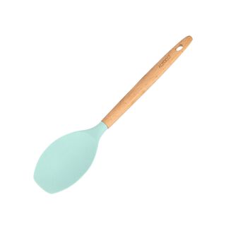 Alberto Silicone Spatula With Wooden Handle Blue 