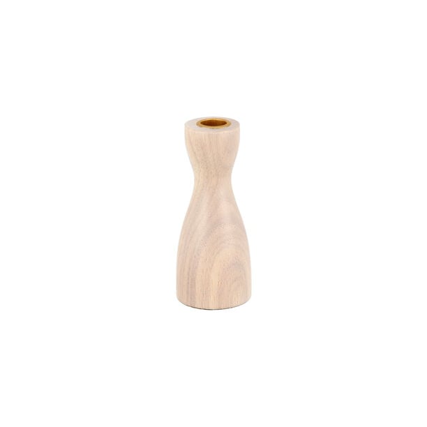 Wood Candle Holder Wood Small image number 0