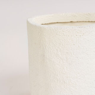 Homez off white resin plant pot 26.5*20*17.8 cm