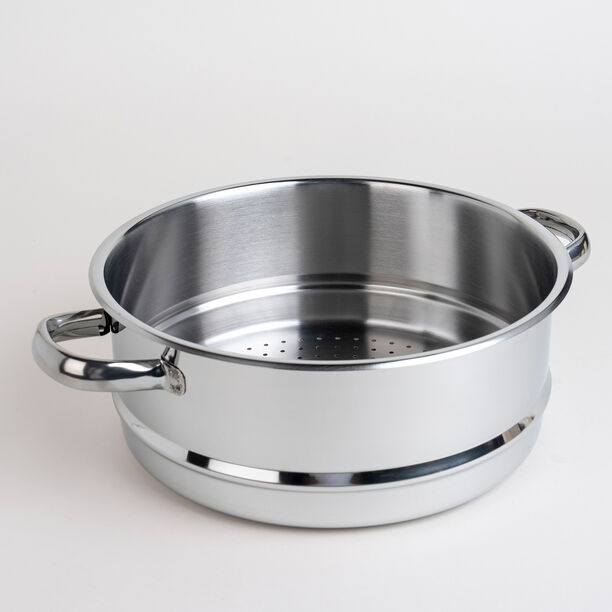 Stainless steel steam cook pot 26 cm image number 5