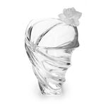 Decorative Vase Glass With Crystal Flower Clear image number 1