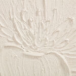 Homez wall art framed canvas wood, beige 100*100cm image number 3