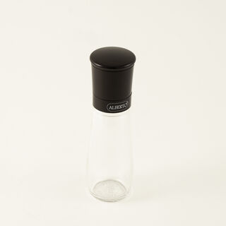 البرتو مطحنة ملح وفلفل زجاجية، شفاف، 5.25*5.25*17 سم