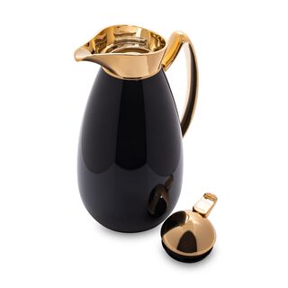 Dallety Steel Flask Italian Black/Gold 1Liter