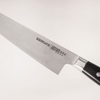 Samura pros set 3pcs stainless steel kitchen knives in black