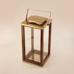 Lucerna Ramadan Small Lanterns Stainless Steel, Gold 20*10*10Cm image number 0