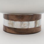 La Mesa Serving Bowl With Wood Base, 20*20*12 Cm image number 1
