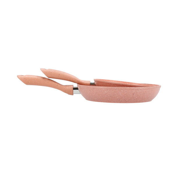 2 Pcs Forge Aluminum Granite Frypan Set image number 3