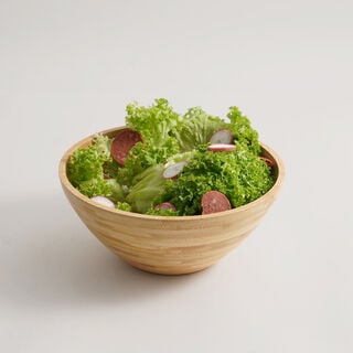 Alberto bamboo salad bowl 28*28*12cm, brown