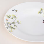 La Mesa white/green bone porcelain 16 pc dinner set image number 5