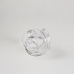 Homez glass twist home accent clear 15*15*15cm image number 0