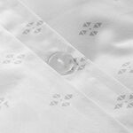 Boutique Blanche 3pcs cotton duvet cover 260*220cm 300 thread count diamond image number 3