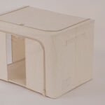 هومز منظم ملابس كبير بوليستر، بيج 62*20*44 سم image number 2