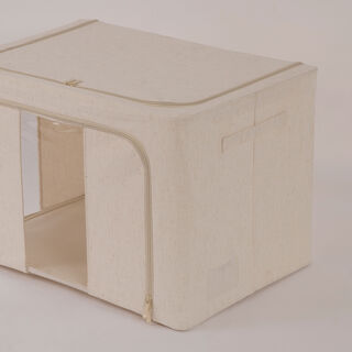 هومز منظم ملابس كبير بوليستر، بيج 62*20*44 سم