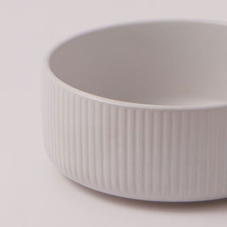 La Mesa Porcelain Set Of 4Pcs Bowls, 6.4", White
