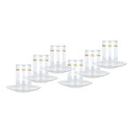 Arabic Tea Cup Set 12Pc Gold image number 1