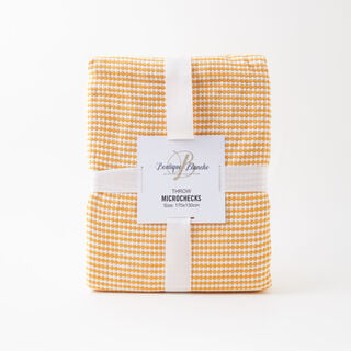 Cottage 100% Polyester Woven Blanket, Yellow 130*170Cm