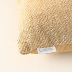 Cottage Jacquard Jute Cotton Cushion, Beige 45*45Cm image number 2
