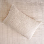 Boutique blanche tiles cotton tencel 3pc comforter set queen 240*200cm, beige image number 5