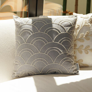 Cottage beaded wave cushion 50*50