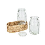 2 Pcs Glass Drinking Set image number 1