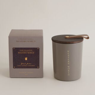 هومز شمعة معطرة في برطمان 470 جم برائحة العنبر الأسود