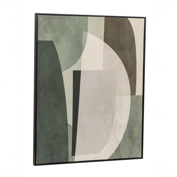 Homez wall art framed canvas wood, 80*100cm image number 2