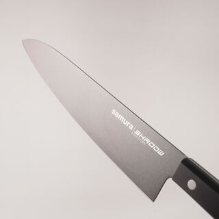 Samura shadow 2pcs stainless steel kitchen knives set with black nonstick coating