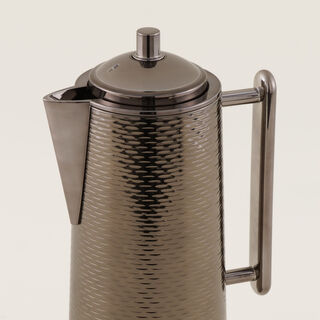 Dallaty 2Pieces Stainless Steel Thermos Set, Brown, 1L + 1L