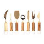 Alberto 5Pcs Marble Cheese Knife Set image number 0