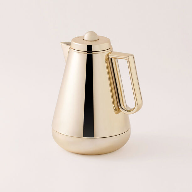 دلتي دلة ستانلس ستيل، ذهبي 1 لتر image number 0