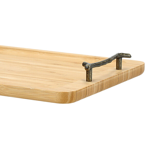 Bamboo Tray With Woody Handles image number 3