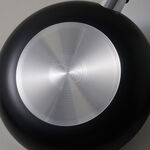 Alberto 3pcs aluminum frypan set, black image number 5