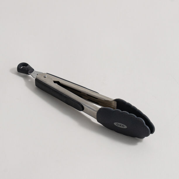OXO stainless steel locking tongs 23cm, black image number 0