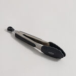 OXO stainless steel locking tongs 23cm, black image number 0