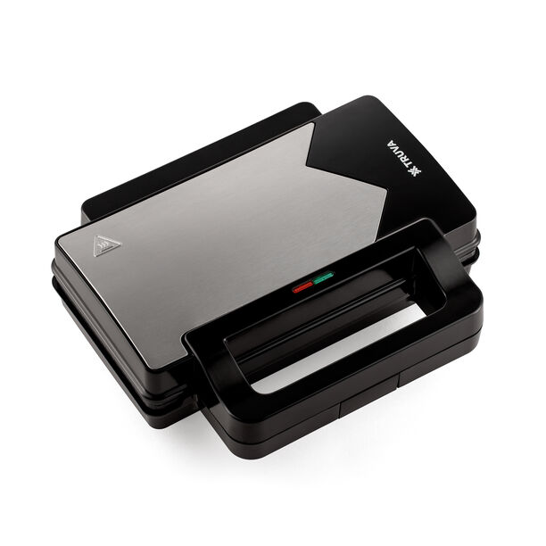 Truva Grey And Black Metal Sandwich Maker image number 3