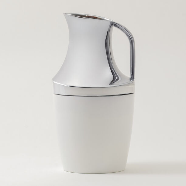 Dallaty 1L stainless steel vacuum flask in silver image number 0