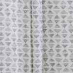 طقم غطاء لحاف قطن 3 قطع من كوتاج   260*200سم رمادي منقوش image number 3