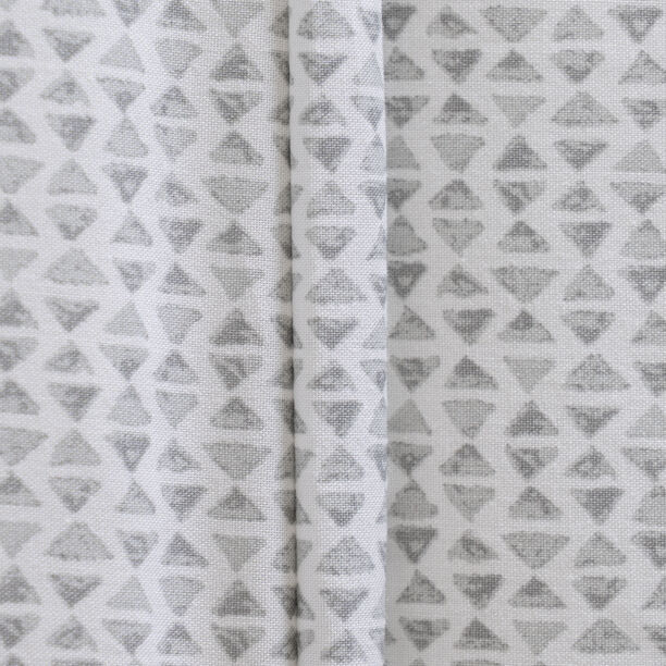 طقم غطاء لحاف قطن 3 قطع من كوتاج   260*200سم رمادي منقوش image number 3