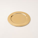 Oulfa gold metal charger plate image number 1