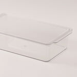 البرتو منظم ثلاجة شفاف مع غطاء 33.2*17.6*7.8سم image number 2