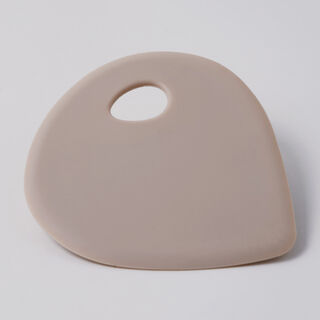 Alberto silicone bowl scraper 12*11*0.4cm, cream