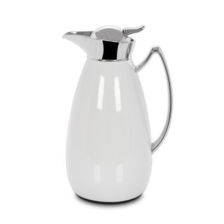 Dallety Steel Flask White/Chrome 1L