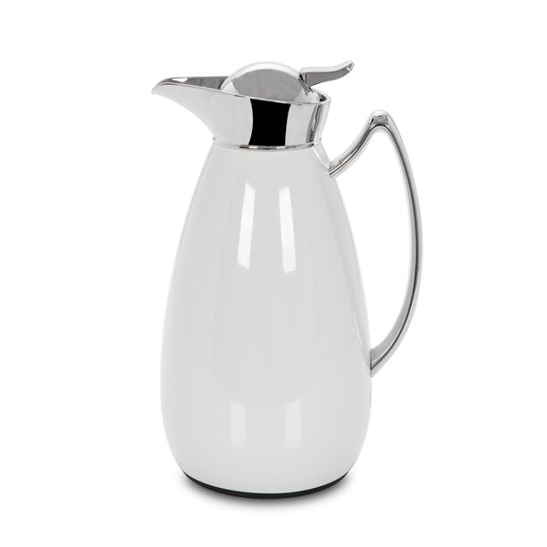 Dallety Steel Flask White/Chrome 1L image number 1