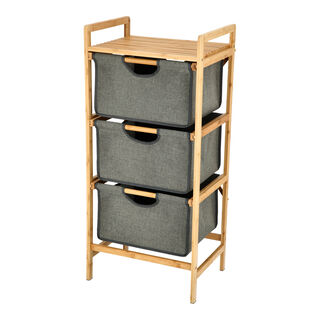 3 Tiers Bamboo Storage Drawers