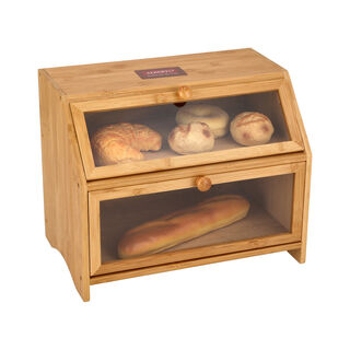 Bamboo Bread Bin 2 Layers