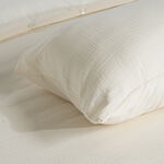 Boutique blanche cotton duvet set of 3pcs, beige, 220*260cm image number 5