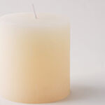Pillar Candle Sense Rustic Ivory  image number 5